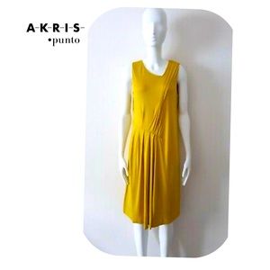 Akris Punto Yellow Midi Dress